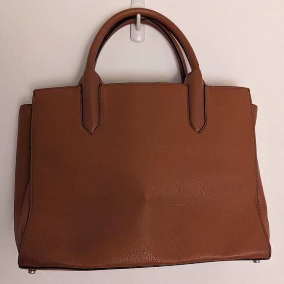 Kate Spade - Large Saddle Brown Pebbled Leather Tote Bag - Picture 2 of 5